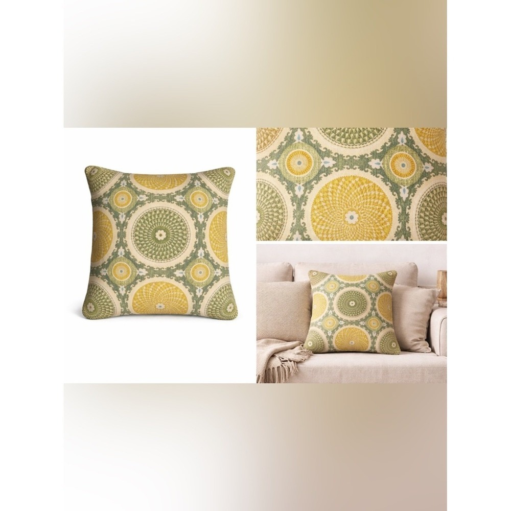 Pacific Coast Goose Down Throw Pillow Rainbow Quiet Luxury Luxe Colorful  22x22